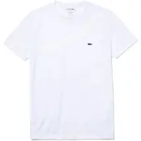 Lacoste Small Croc T-shirts Heren - Wit - Maat M
