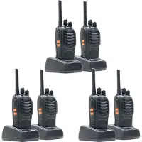 Pni R40 Pro Pmr Walkie Talkie 6 Units Zwart