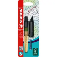 Stabilo Grow vulpen, mosgroen/eiken
