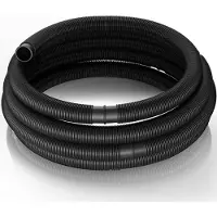 Wiltec Zwembadslang, 9 meter, diameter 32 mm, zwembadslang met aansluitstukken, pomp slang voor zwembaden, zuigslang, zonnecollector slang