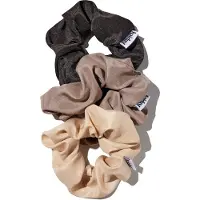 Hairlust - Satin Silk Scrunchies, Coffee Haarelastiekjes Dames