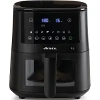 Ariete Air Fryer 4 liter zwart, Friteuse, Zwart