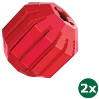 Kong stuff a ball rubber rood 2x 9x9x9 cm