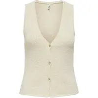 ONLY Gebreide bodywarmer 'ONLGurli' wolwit
