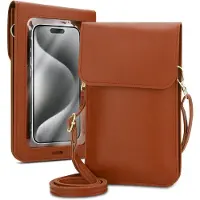 Cadorabo Mobielhoesje geschikt voor Realme 13 PRO 5G in BRUIN Etui Case Cover Handtas voor dames