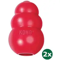 Kong classic rood 2x Xl 9x9x12,5 cm