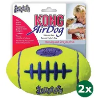 Kong airdog football geel 2x Large 17x10,5 cm