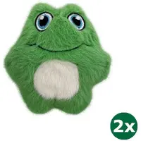 Kong snuzzles mini kikker 2x 10x10x4,5 cm