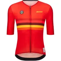 Santini - UCI World Champion Jersey - Fietsshirt M, rood