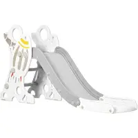 Aosom Kids Slide PE, Polypropylen 157L x 46,5B x 80H cm Grau