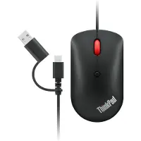 Lenovo 4Y51D20850 muis Ambidextrous USB Type-C Optisch 2400 DPI