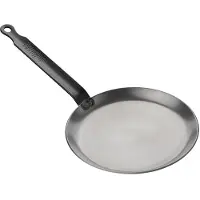HorecaTraders Crêpepan | Plaatstaal | Ø18cm | Gas, Elekrisch, Inductie, Oven