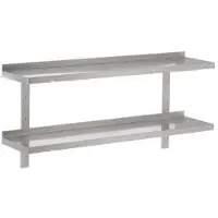 Saro Wandschap met 2 planken | 140 x 40 cm