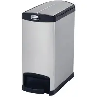 Rubbermaid RVS Pedaalemmer Smal | 30 L