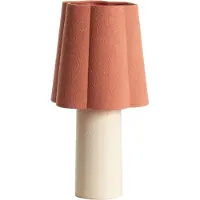 Light & Living Schemerlamp Musaby organische vorm - wit en roze