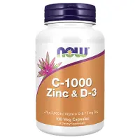 Now C-1000 Zinc & D-3 | 100 capsules
