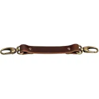 The Hantler Chest strap Brandy / Brass, large 33cm