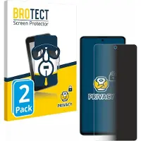 BROTECT - privacy screenprotector voor Xiaomi Poco F5 - Folie Beschermfolie Blauwlichtfilter 2 Stuks