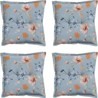 Madison zitkussen florina blue ca. set van 4