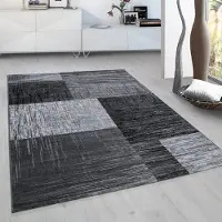 Muratap Plus vloerkleed laagpolig tapijt woonkamer grijs / 280x370 cm