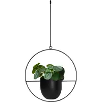 QUVIO Bloempot hangend - Metaal - Diameter pot 14 cm