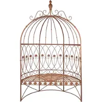 Clayre & Eef Tuinbank 119x59x208 cm ijzer bank buiten