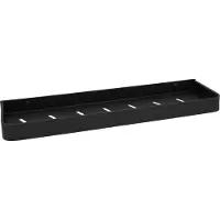 QUVIO Planchet Badkamer - Metaal - Zwart - 50 cm
