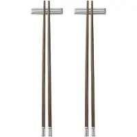 Georg Jensen Bernadotte eetstokjes 2-pack Manilkara