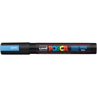 Posca acrylmarker - medium PC-5M - 1,8-2,5 mm - metallic blauw