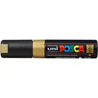 Posca Goud verfstift op waterbasis met schuine punt breed