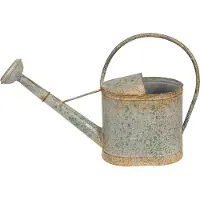 Clayre & Eef Decoratie gieter 50x16x33 cm groen metaal plantengieter