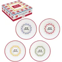 Easy life Set/4 pastabord 20 cm porselein pasta lovers