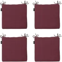 Madison zitkussen bordeaux canvas eco+ ca. set van 4