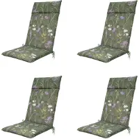 Madison tuinstoelkussen hoge rug donna green canvas eco+ ca. 120x50 cm -