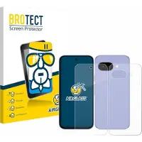 BROTECT Screenprotector voor Google Pixel 9a (Voor+Achter) Beschermglas transparant