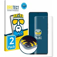 BROTECT - Screenprotector voor Tecno Camon 40 Pro 5G - Folie Beschermfolie transparant volledig dekking - 2 Stuks