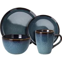 Excellent houseware 16-Delige Dinerset Compleet Servies voor 4 Personen