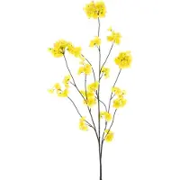 Erutan avon Prunus Malaga spray yellow/pink 126 cm kunstbloem