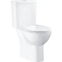 GROHE Bau Ceramic - WC pack met reservoir en softclose wcbril, rimless, alpine wit 39604000
