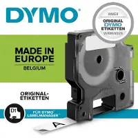 Dymo S0720740 / 40919 tape zwart op groen 9mm (origineel)