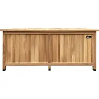 Axi Milo houten Opbergbox - Buin - Opbergkist voor onder de overkapping of in huis met bodem en slot - Opbergkist voor tuingereedschap, kussens -