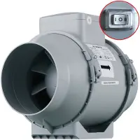 Vents TT PRO buisventilator 125 mm - Met 2-standen schakelaar - 350 m³/h