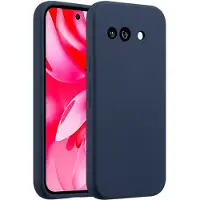 Accezz Liquid Silicone Backcover voor de Google Pixel 9A - Donkerblauw