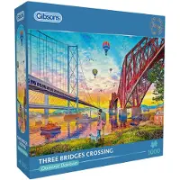 Gibsons Dominic Davison - Three Bridges Crossing Puzzel (1000 stukjes)