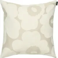 Marimekko Unikko jacquard kussenhoes 50x50 cm Ecru