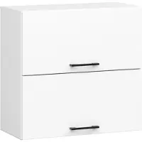 Akord Keukenkast modulaire OLIWIA W60 G2 H580 met 2 Deuren / Hangkast / Bovenkast / Furniture Factory / Wit / 60 x 58 x 30 cm