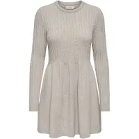 ONLY Gebreide jurk 'ONLFia' beige gemêleerd