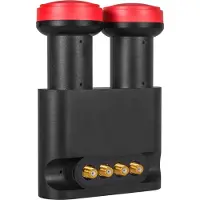 Megasat Diavolo satelliet antenne omvormer (40 mm), LNB, Zwart