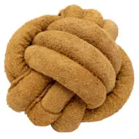 HuggleHounds Naturals leren bal voor de hond Large