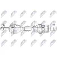 NTY NPW-TY-096 Aandrijfas